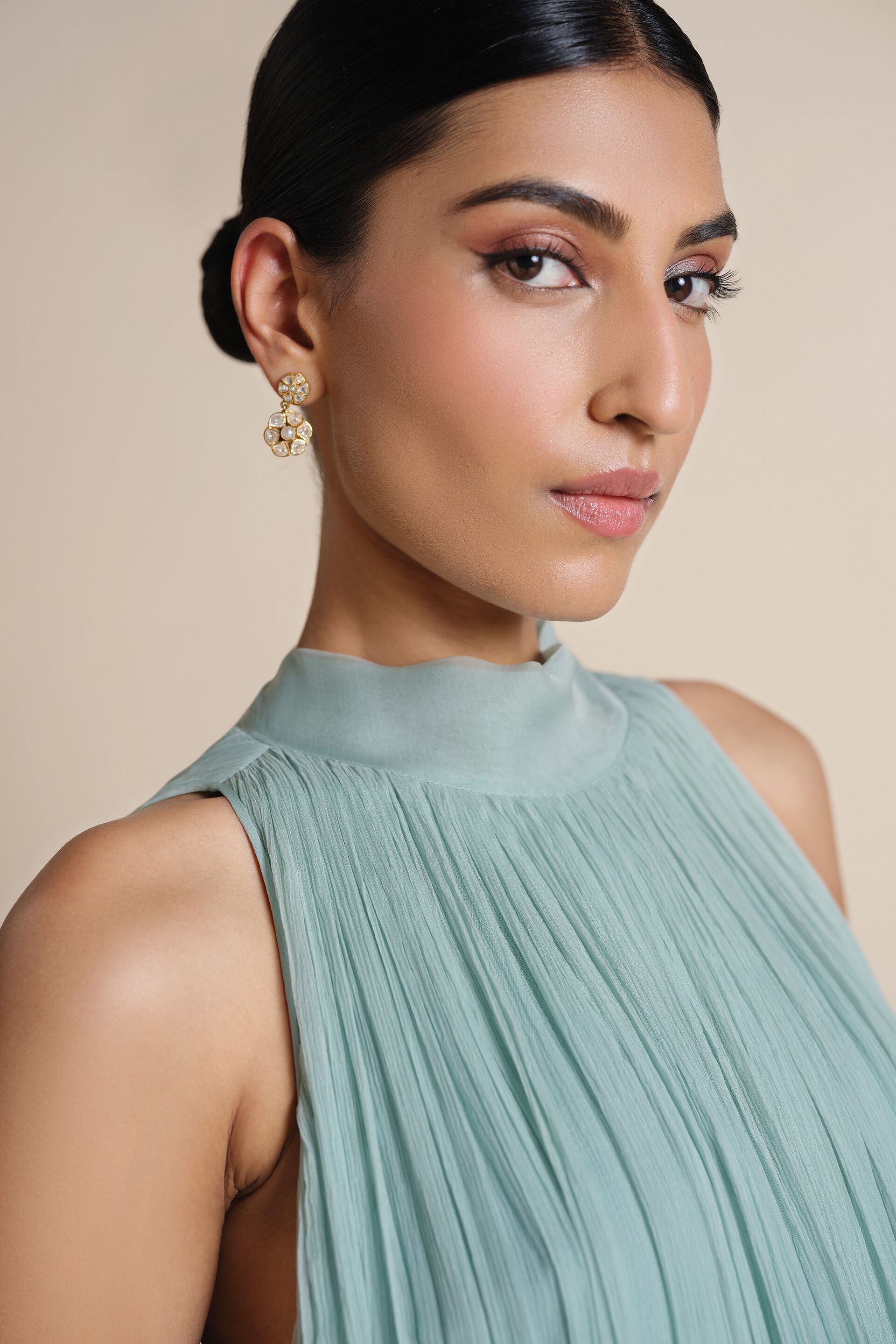 Mountain Mist Embroidered Jacket Set - Powder Blue, Powder Blue, image 11